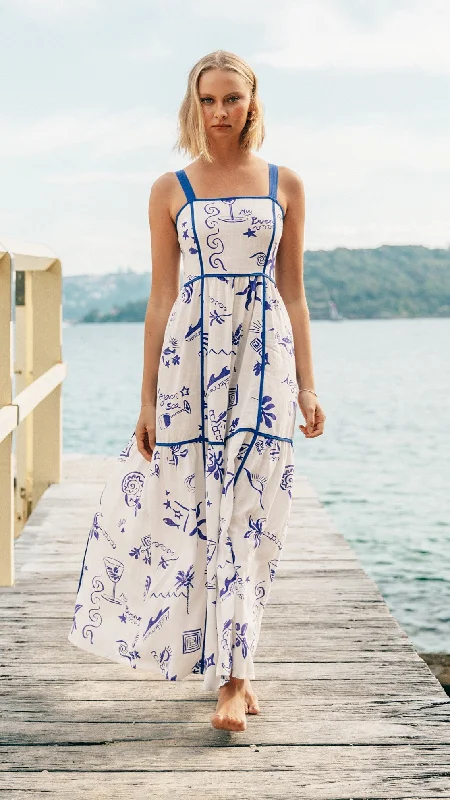 Eileen Maxi Dress - Biaritz Print