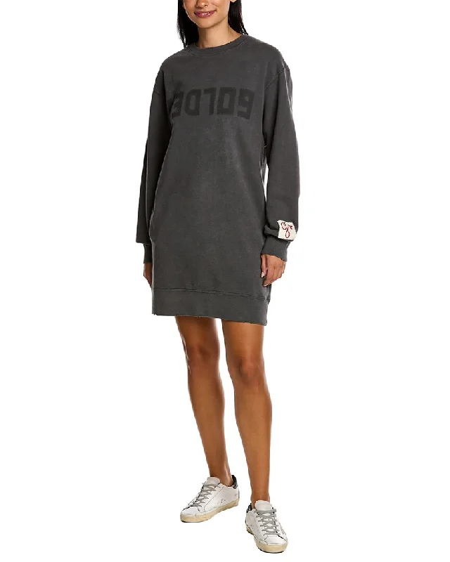 Golden Goose Logo Sweatshirt Dress