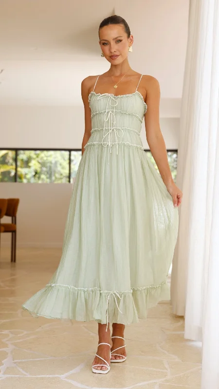 Halo Maxi Dress - Sage