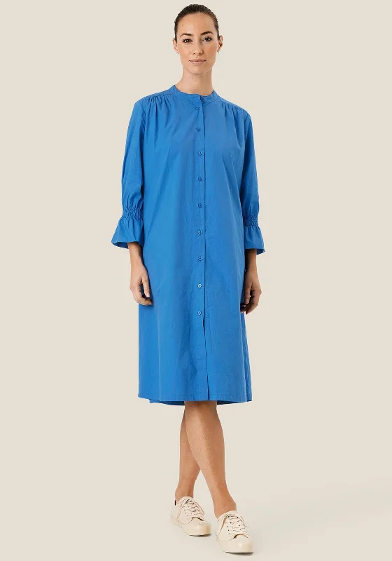 Masai Nukalo Loose Fit Shirt Dress, Nebulas Blue