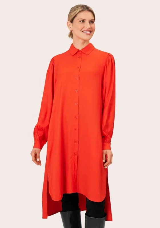 Masai Nydema Shirt Dress, Red Clay