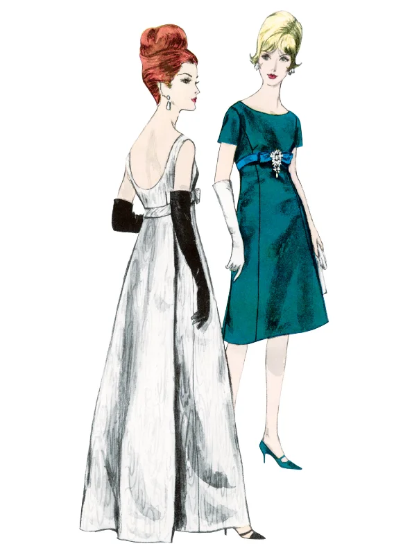 Vogue Sewing Pattern 1965 Misses' One Piece Evening Dress