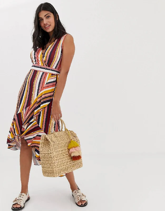 Stripe Midi Dress