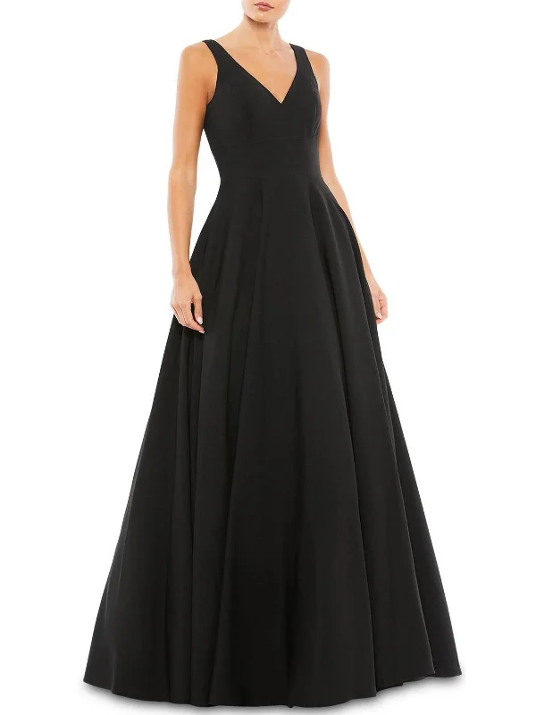 Womens Empire Waist Maxi Evening Dress