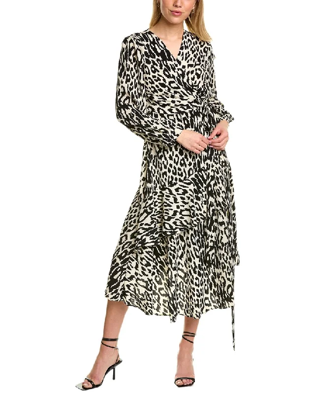 Beulah Printed Wrap Dress