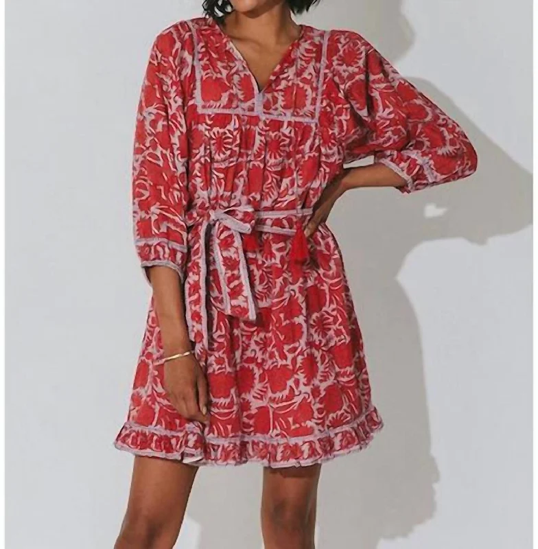 Kaz Mini Dress In Flora