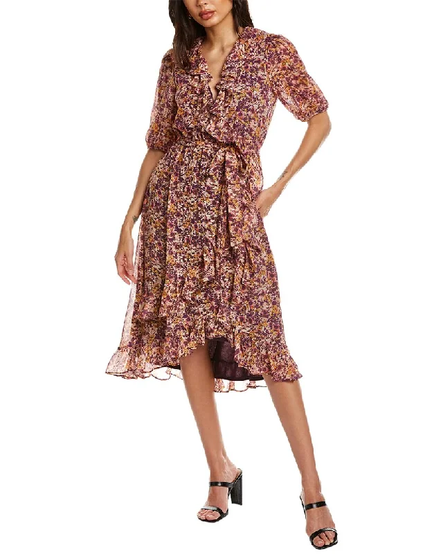 Maison Tara Faux Wrap Dress