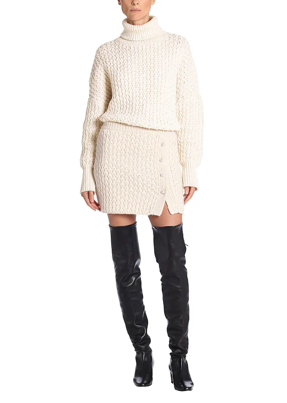 Mini Skirt In Cashmere Wool
