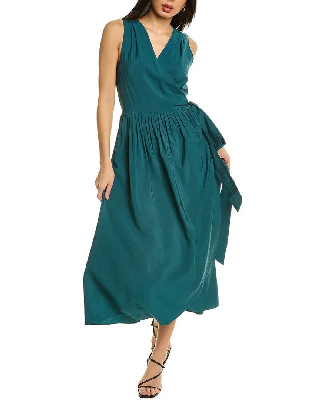 Vince V-Neck Wrap Dress