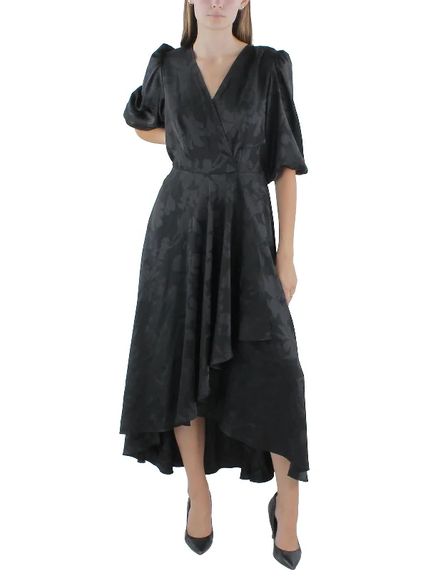 Womens Checkered A-Line Mini Dress