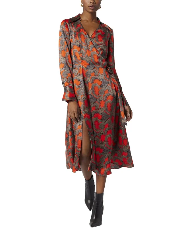 Equipment Morgon Silk Wrap Dress