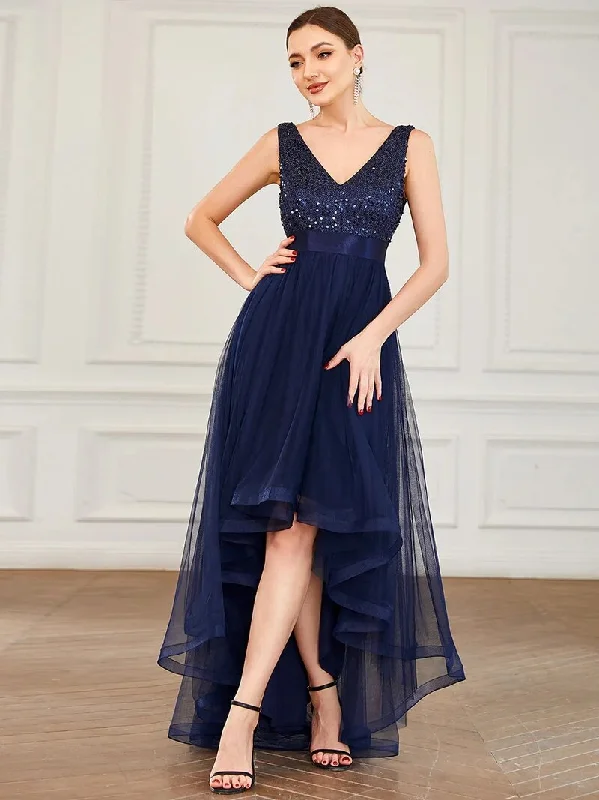 Elegant Ankle-Length Party Dress