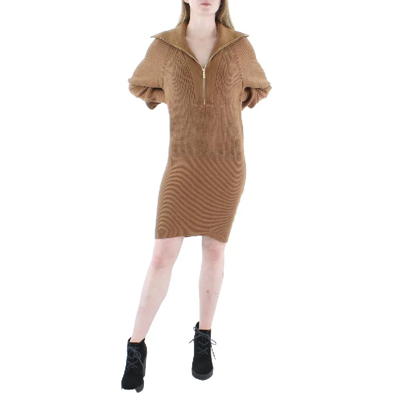 Ser.o.ya Womens Knit Shawl Collar Sweaterdress